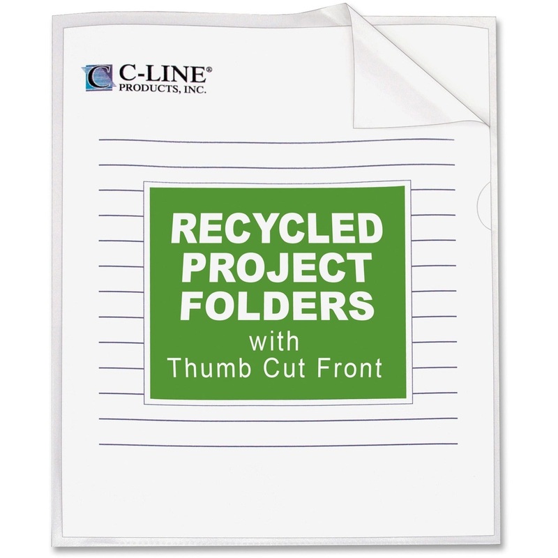 C-Line Recycled Poly Project Folders – CLI62127