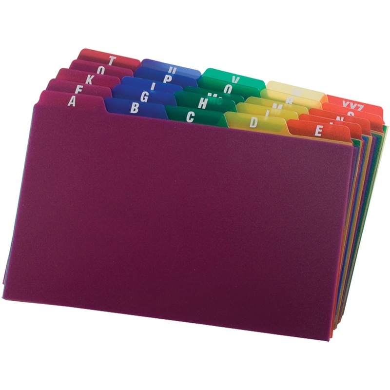 Oxford A-Z Poly Filing Index Cards – OXF73155