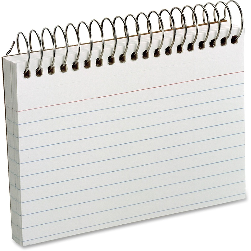 Oxford Spiral Bound Ruled Index Cards – OXF40282