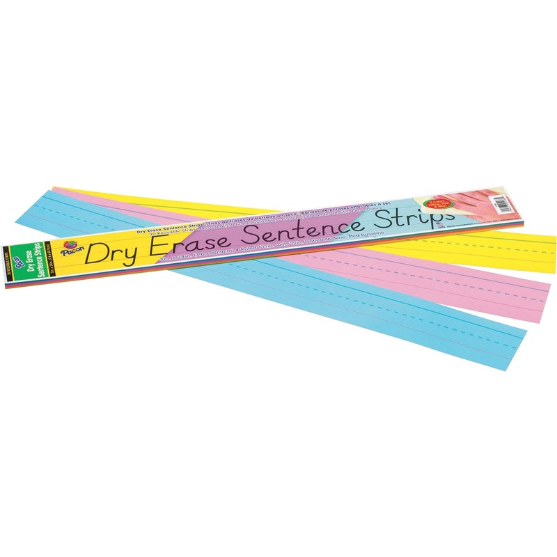 Pacon Dry Erase Sentence Strips – PAC5186