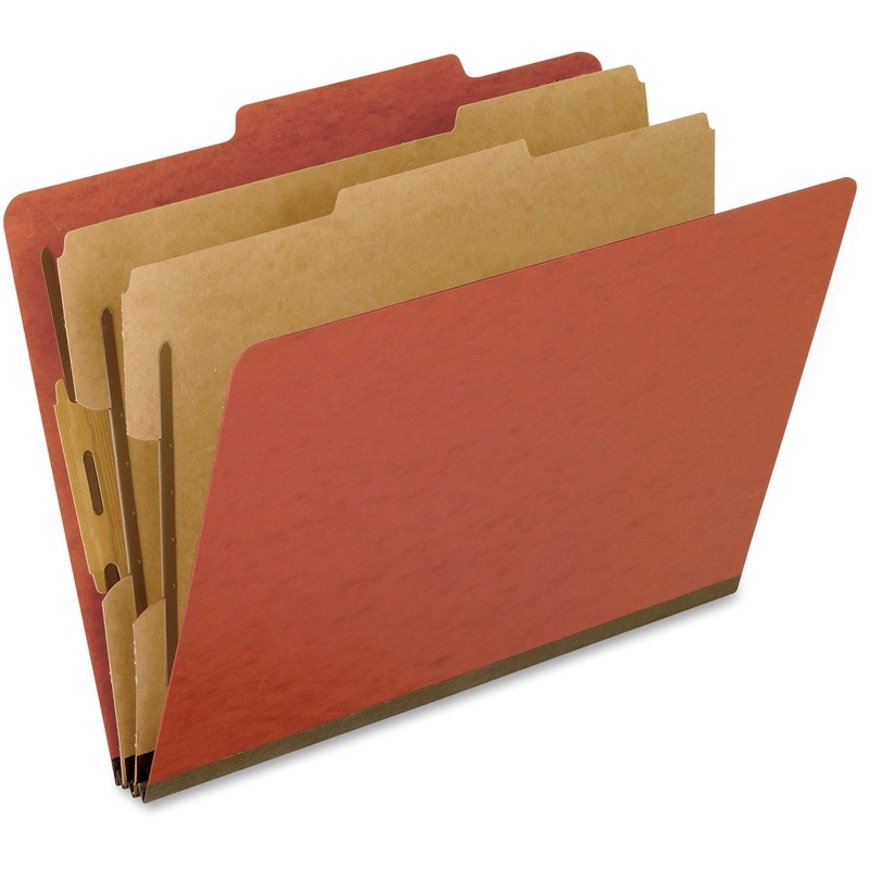 Pendaflex 2/5 Tab Cut Letter Recycled Classification Folder – PFX1257R