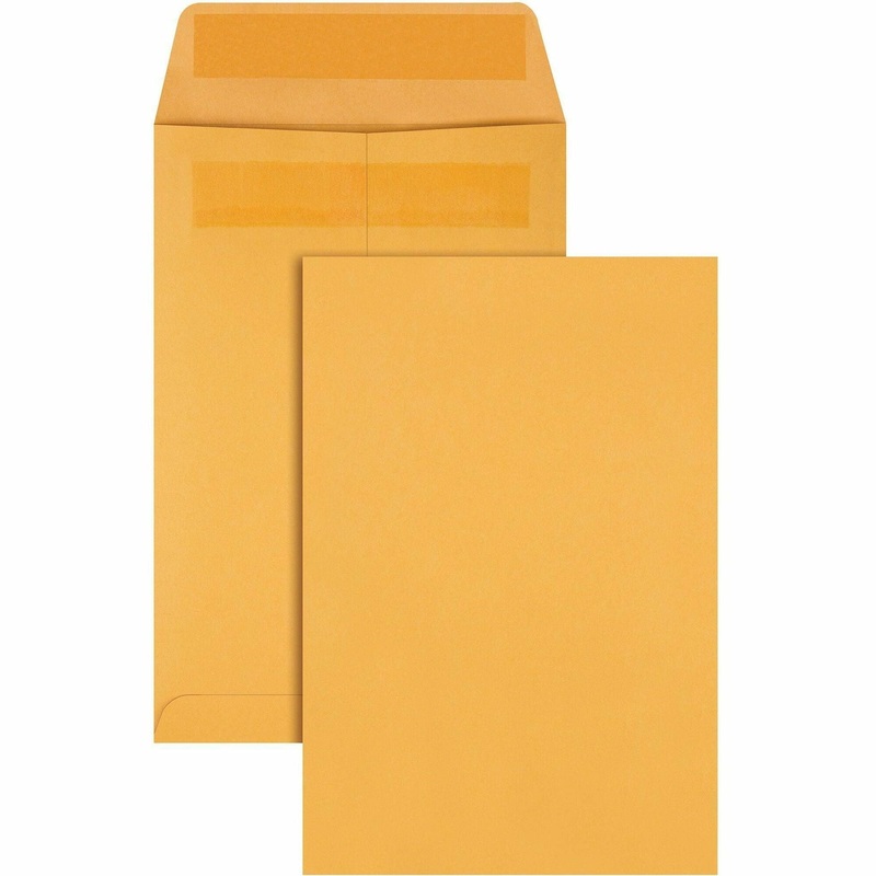 Quality Park 6-1/2 x 9-1/2 Catalog Mailing Envelopes with Redi-Seal Self-Seal Closure – QUA43362