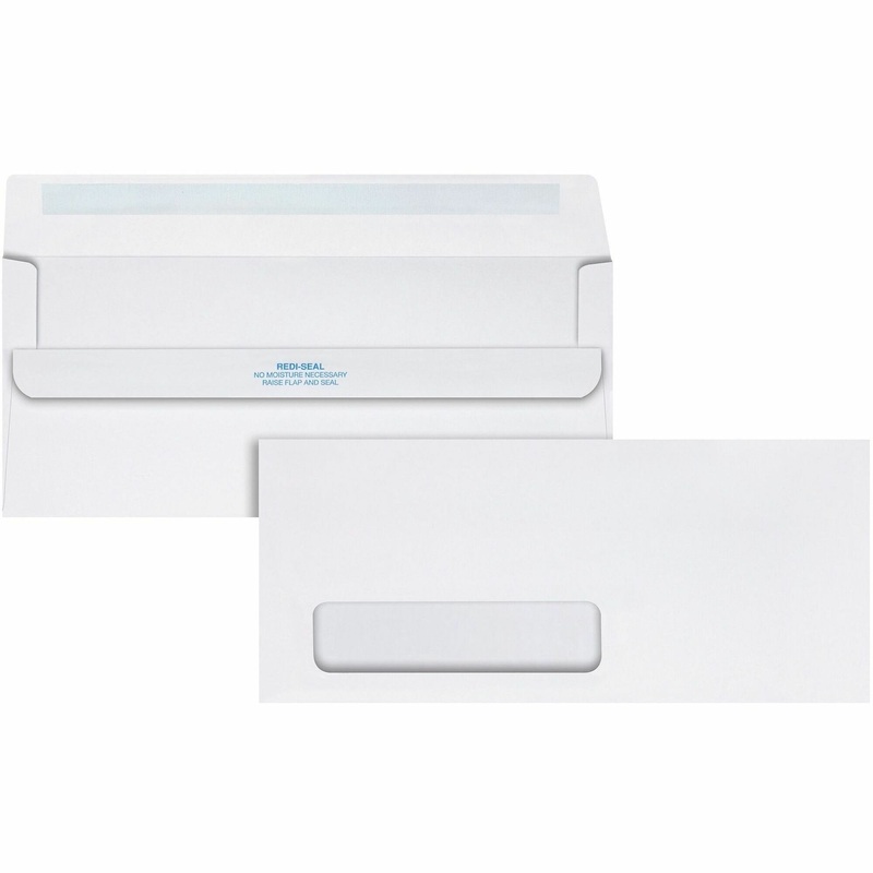Quality Park No. 10 Single Window Envelope with a Self-Seal Closure – QUA21318