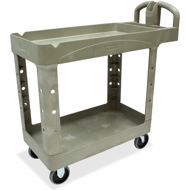 Rubbermaid Commercial Two Shelf Service Cart – RCP450088BG
