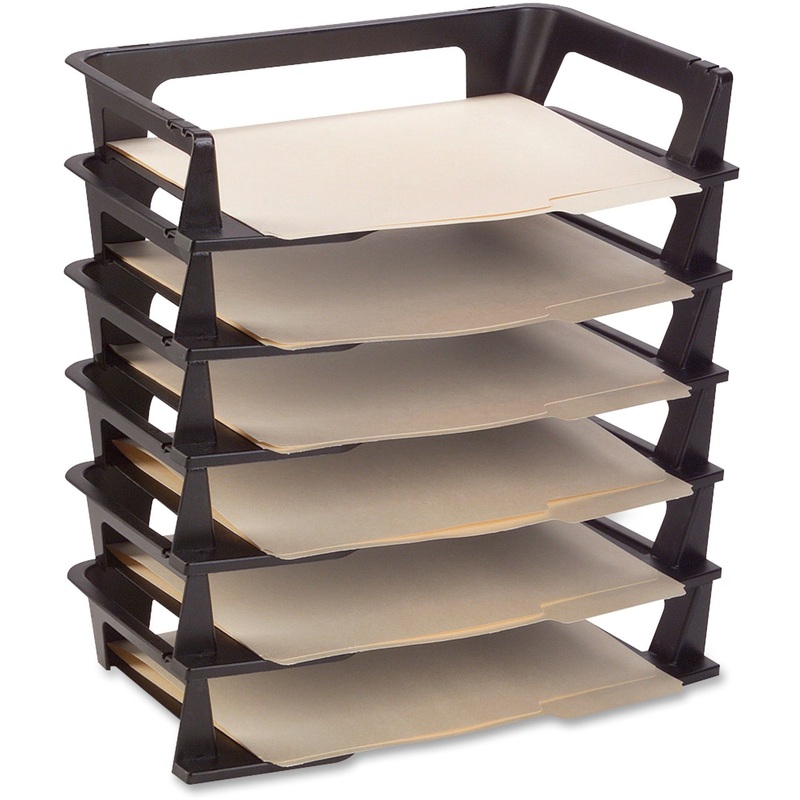 Rubbermaid Regeneration Stacking Letter Trays – RUB86028