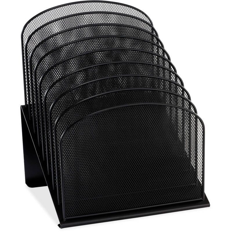 Safco Onyx Wire Mesh Desktop Organizer – SAF3258BL