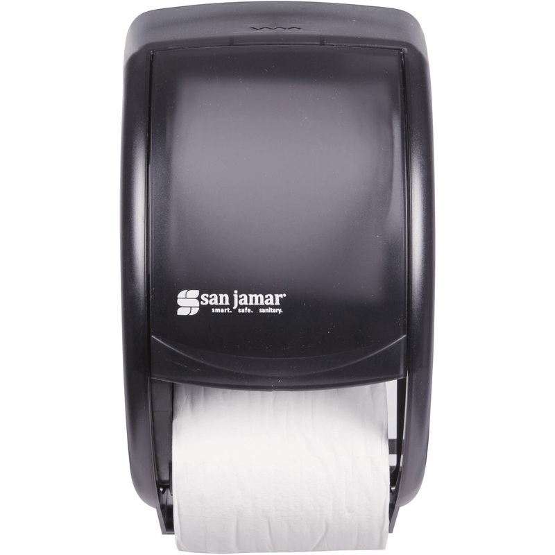 San Jamar Duett Standard Bath Tissue Dispenser – SJMR3500TBK