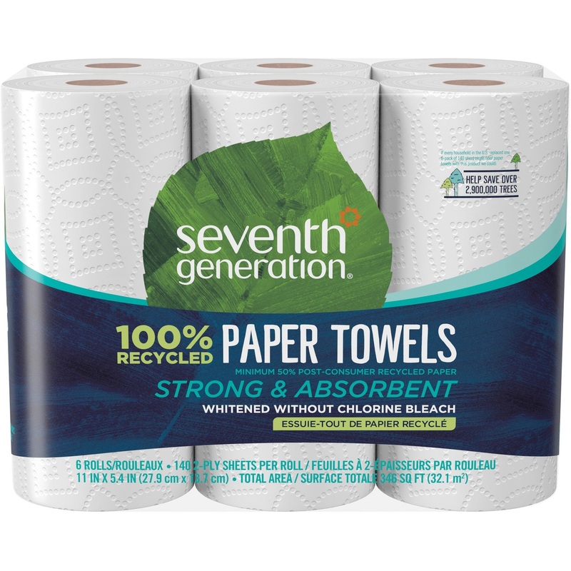 Seventh Generation 100% Recycled Paper Towels – SEV13731CT