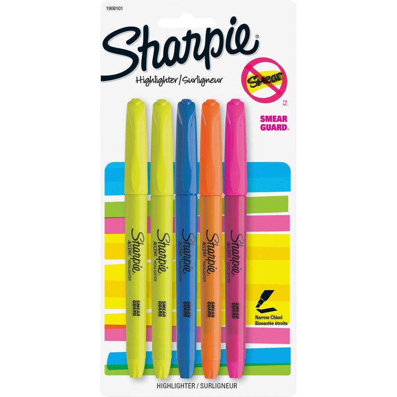 Sharpie Accent Smear Guard Highlighter – SAN1908101