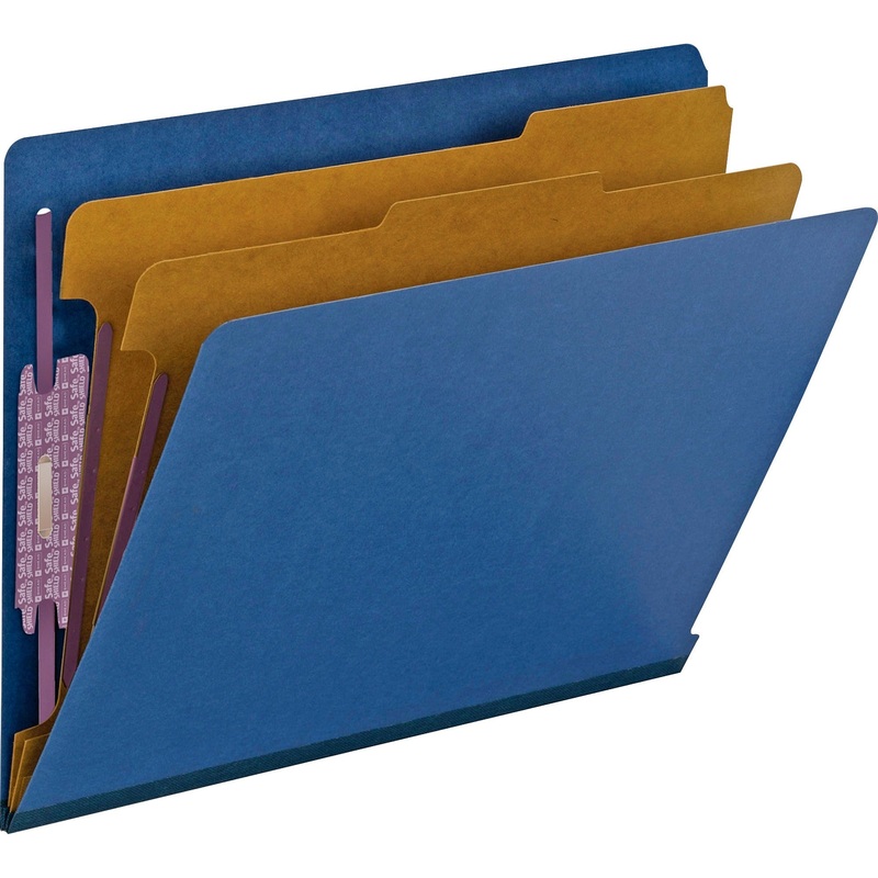 Smead 1/3 Tab Cut Letter Recycled Classification Folder – SMD26784