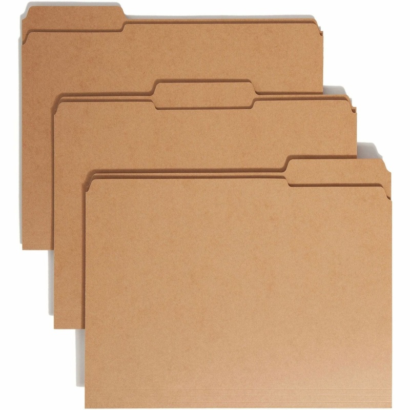 Smead 1/3 Tab Cut Letter Recycled Top Tab File Folder – SMD10734