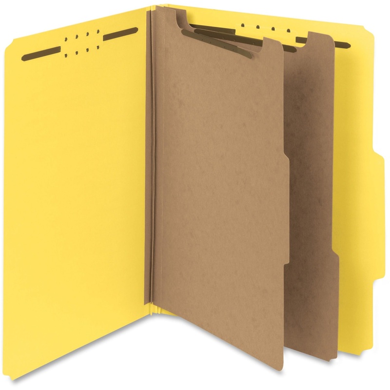 Smead 2/5 Tab Cut Letter Recycled Classification Folder – SMD14064