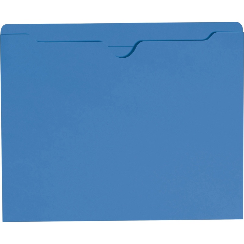 Smead Colored Straight Tab Cut Letter Recycled File Jacket – SMD75502