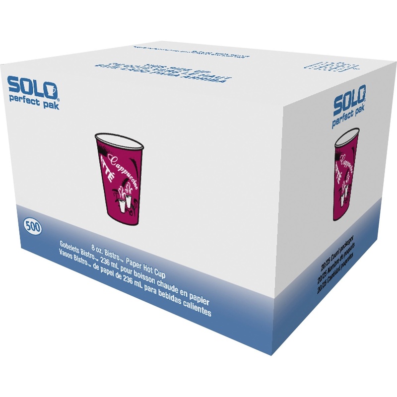 Solo Single Sided Paper Hot Cups – SCCOF8BI0041