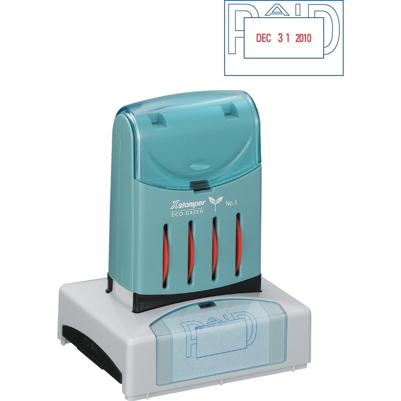 Xstamper VersaDater Pre-inked PAID Date Stamp – XST66210