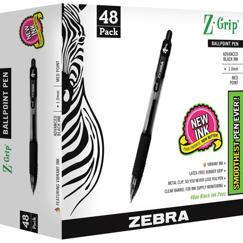 Zebra Z-Grip Retractable Ballpoint Pens – ZEB22148