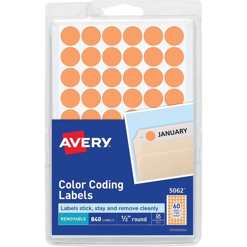Avery Color-Coding Labels – AVE05062