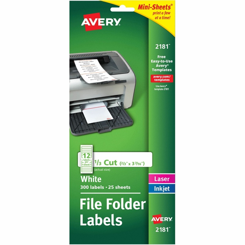 Avery File Folder Labels – AVE2181