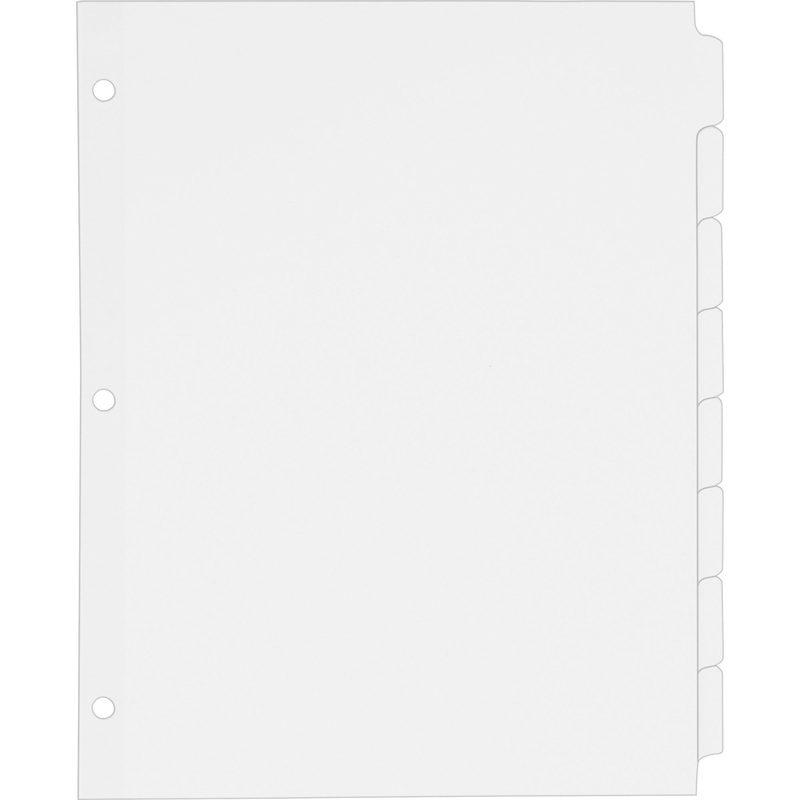 Avery Plain Tab Write-On Dividers – AVE11507