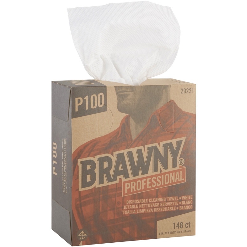 Brawny Professional P100 Disposable Cleaning Towels – GPC29221