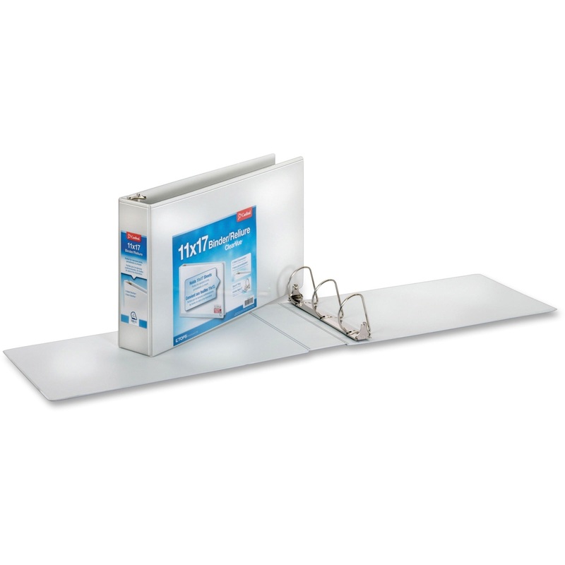 Cardinal ClearVue Overlay Tabloid D-Ring Binders – CRD22142