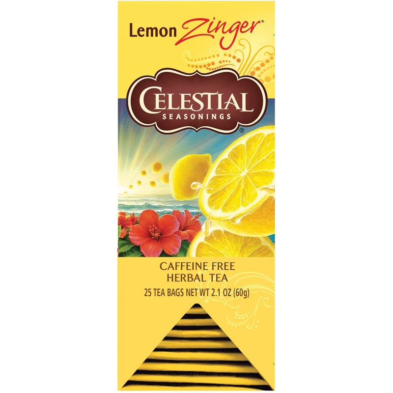 Celestial Seasonings Lemon Zinger Herbal Tea Bag – CST031010