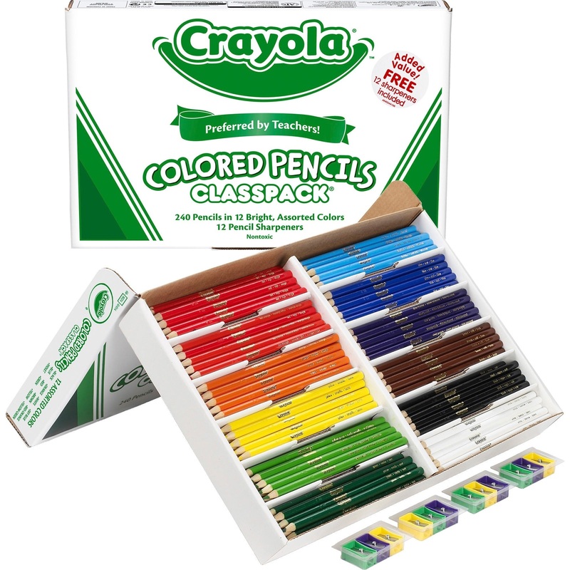 Crayola Colored Pencil Classpack in 12 Colors – CYO688024