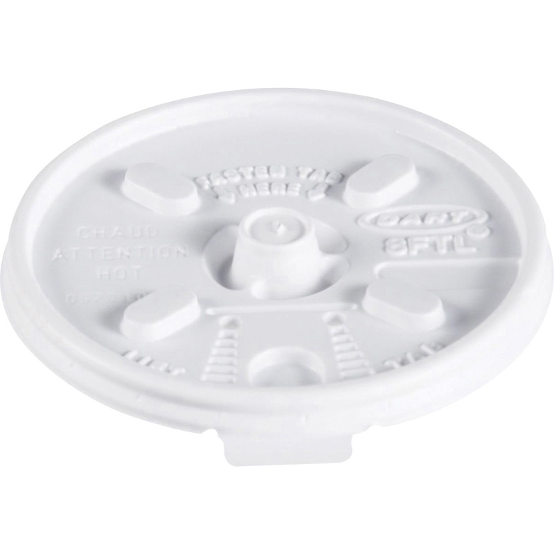 Dart Lids for Foam Cups and Containers – DCC8FTL