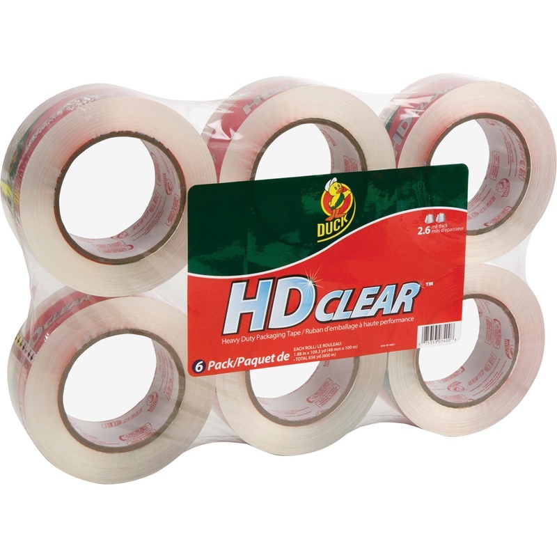 Duck Brand HD Clear Packing Tape – DUC299016