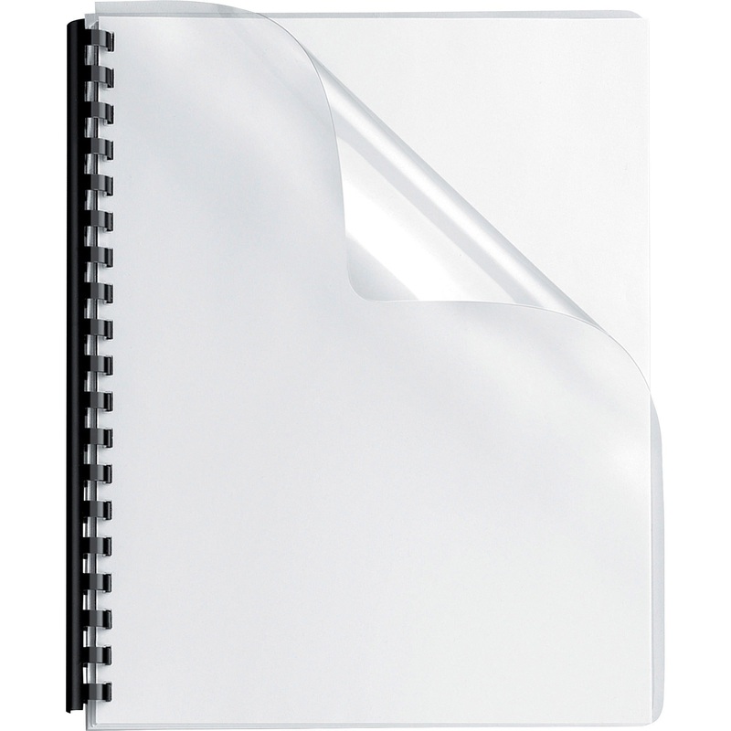 Fellowes Crystals Clear Oversize PVC Covers – FEL52311