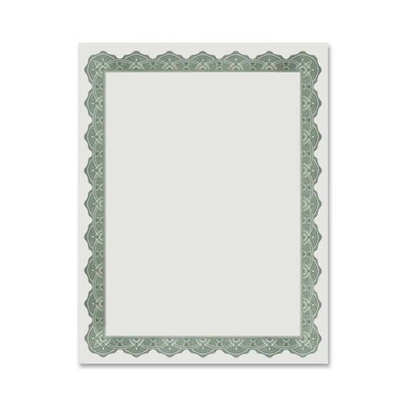 Geographics Blank Award Parchment Certificates – GEO39452