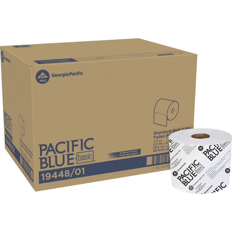 Pacific Blue Basic Standard Roll Toilet Paper – GPC1944801