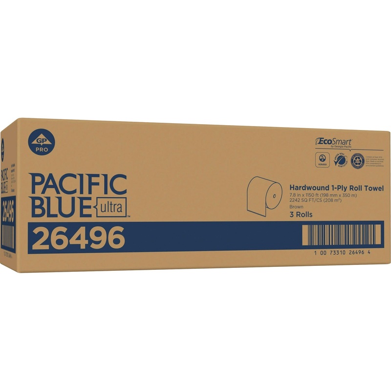 Pacific Blue Ultra High-Capacity Recycled Paper Towel Rolls – GPC26496