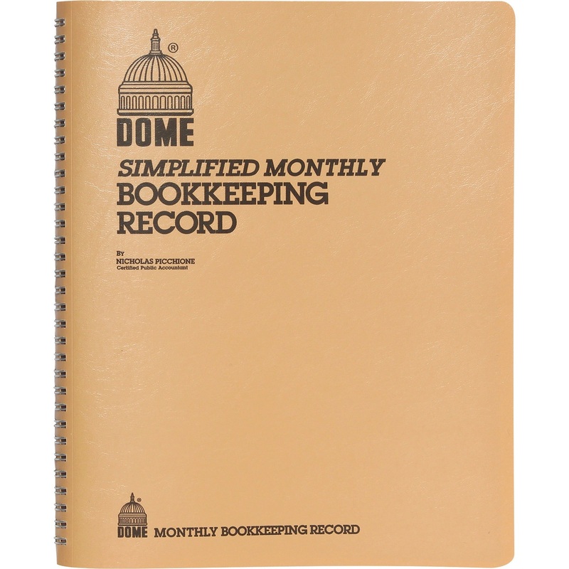 Dome Bookkeeping Record Book – DOM612