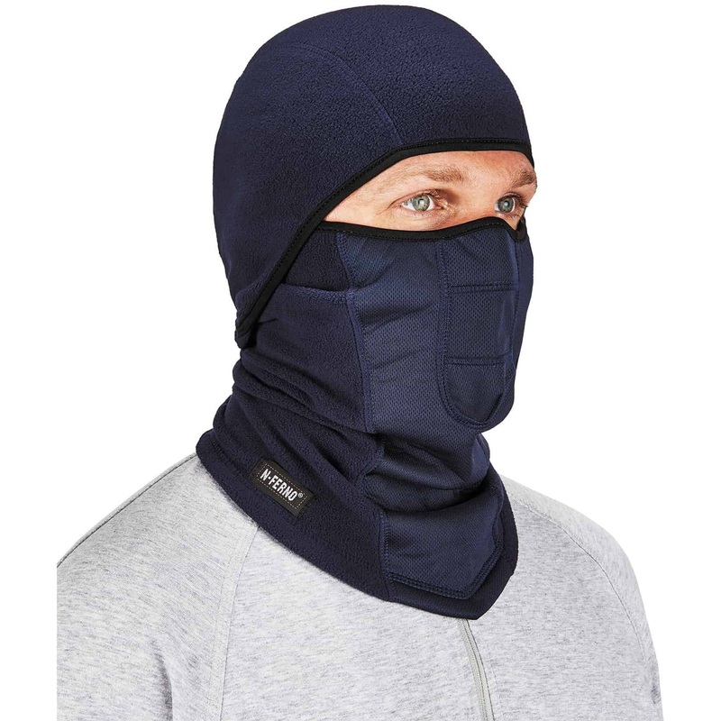 Ergodyne N-Ferno 6823 Balaclava Face Mask – Wind-Proof, Hinged Design – EGO16851