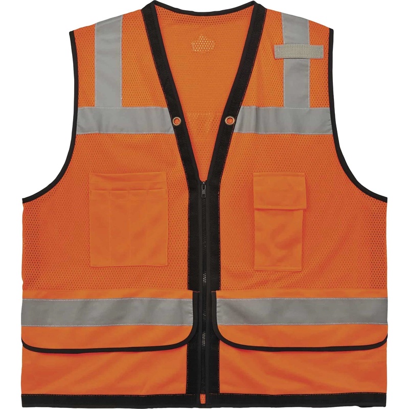 GloWear 8253HDZ Type R Class 2 Heavy-Duty Mesh Surveyors Vest – EGO23317