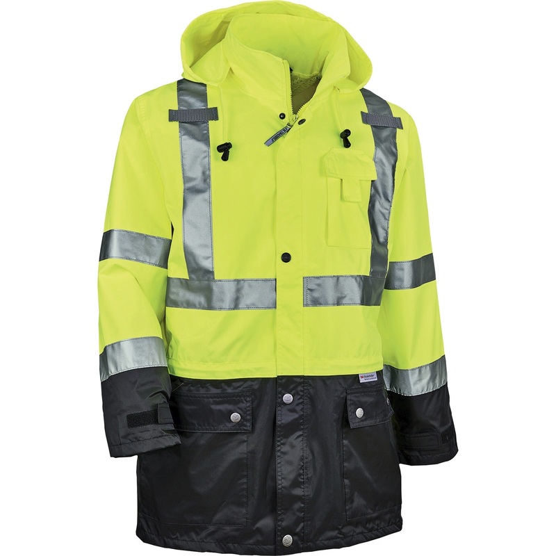 GloWear 8365BK Type R Class 3 Front Rain Jacket – EGO25324