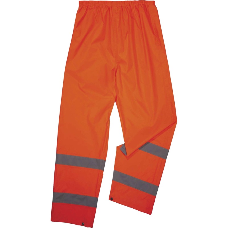 GloWear 8916 Lightweight Hi-Vis Rain Pants – Class E – EGO25443