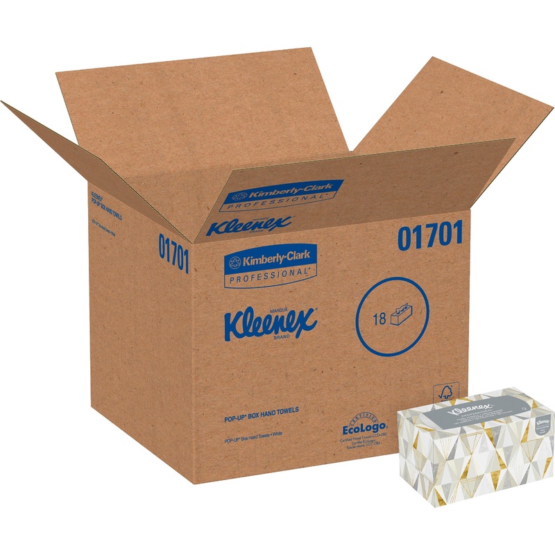 Kleenex Hand Towels with Premium Absorbency Pockets in a Pop-Up Box – KCC01701CT