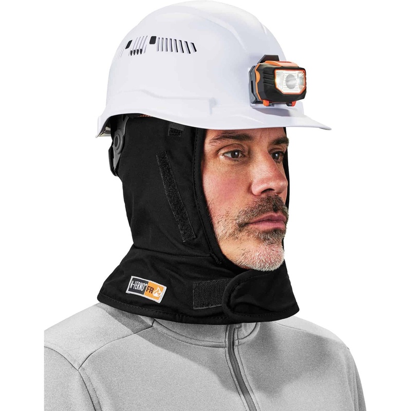 N-Ferno 6882 FR Winter Hard Hat Liner – 2-Layer, Modacrylic/Cotton, Shoulder Length – EGO16882