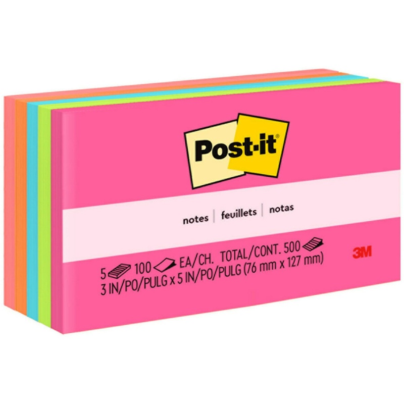 Post-it Notes Original Notepads – Poptimistic Color Collection – MMM6555PK