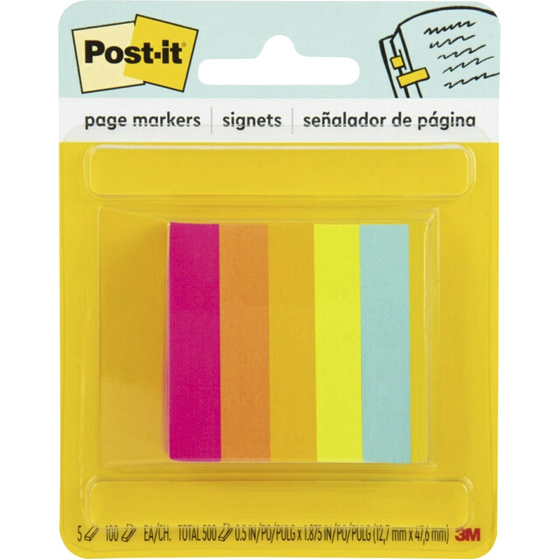 Post-it Page Markers – 1/2W – MMM6705AN