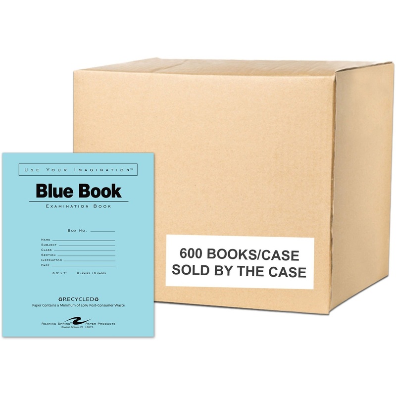 Roaring Spring Blue Examination Book – ROA77608CS