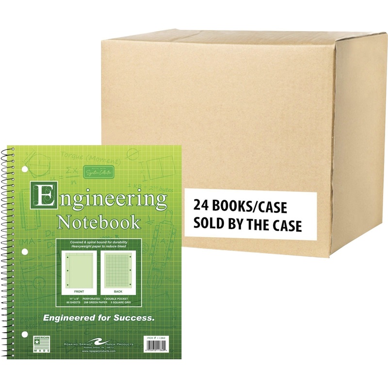 Roaring Spring WB Engineering Book Green 11×9 – ROA11382CS
