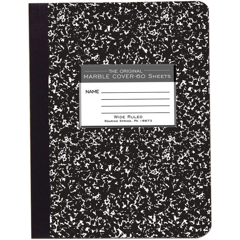 Roaring Spring Wide Ruled Hard Cover Composition Book – ROA77222