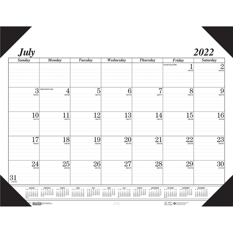House of Doolittle 14-month Academic Economy Desk Pad – HOD12502