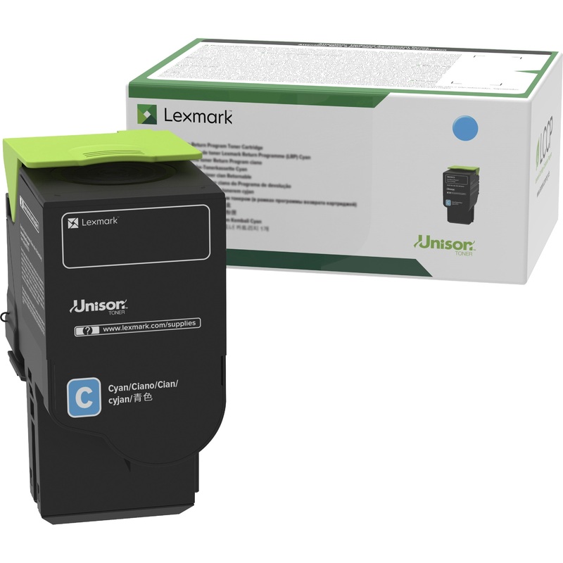 Lexmark Unison Original Standard Yield Laser Toner Cartridge – Cyan – 1 Each – LEX78C10C0