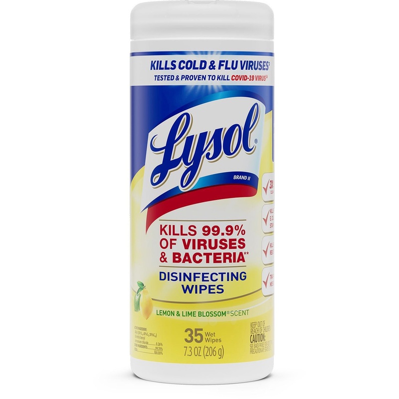 Lysol Lemon/Lime Disinfect Wipes – RAC81145