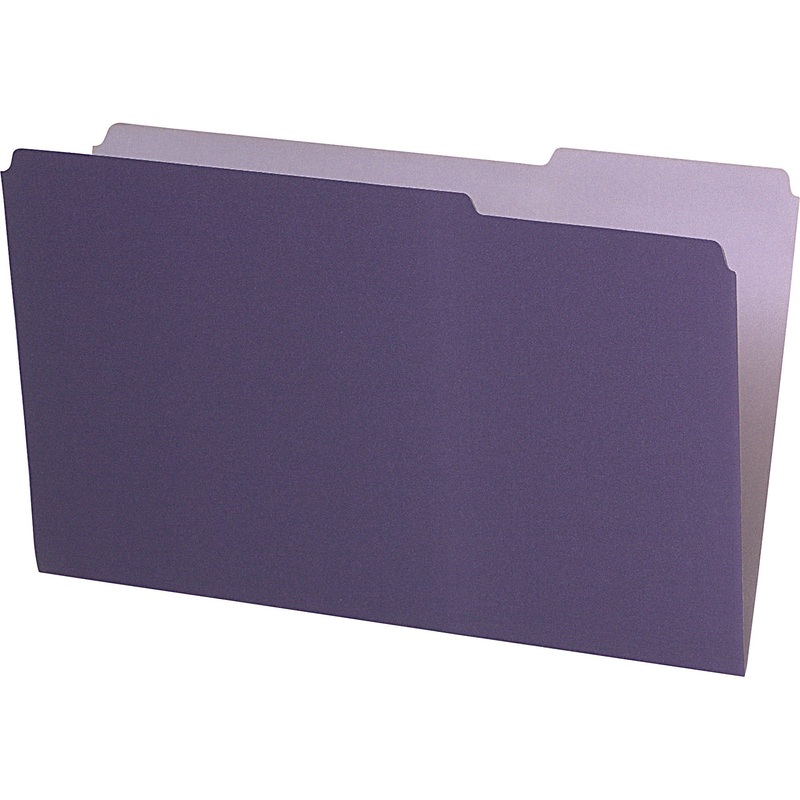 Pendaflex 1/3 Tab Cut Legal Recycled Top Tab File Folder – PFX435013VIO
