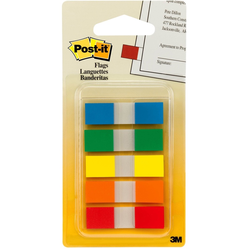 Post-it Flags in Portable Dispenser – MMM6835CF